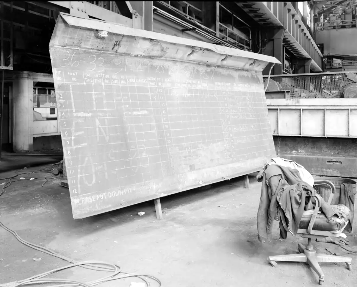 Inside the Bethlehem Steel Lackawanna plant, Buffalo, New York